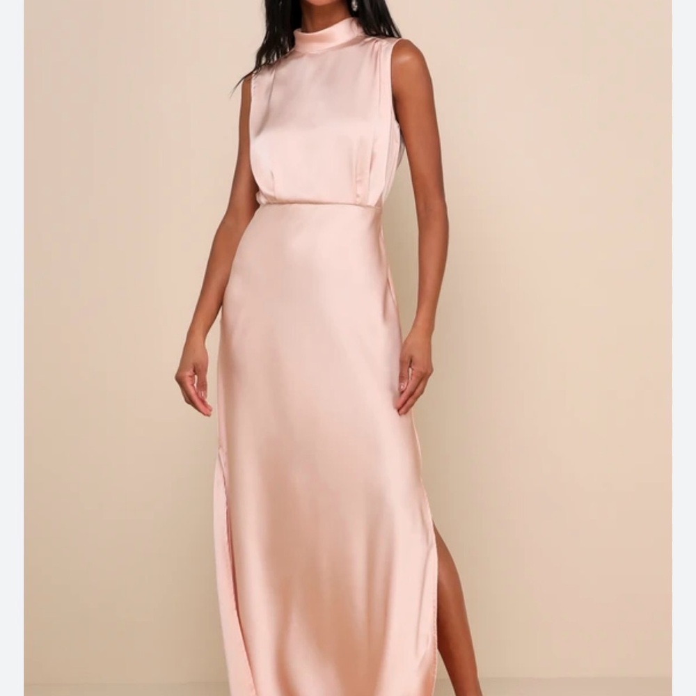 Lulus Elegant Pink Sleeveless Dress